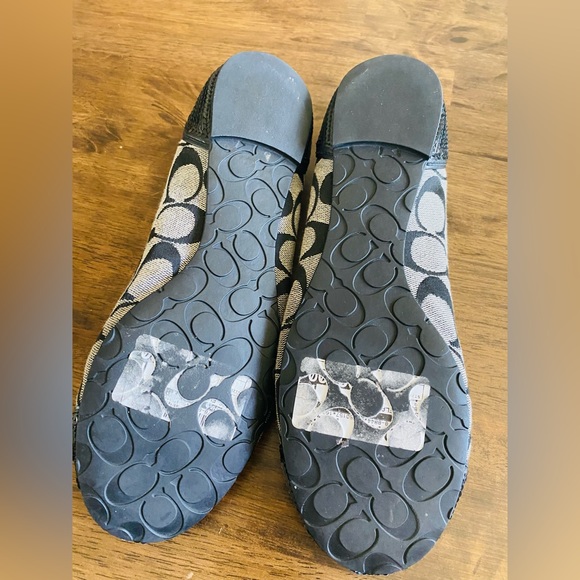 Coach Sequin Monogrammed Ballet Flats - Picture 5 of 7